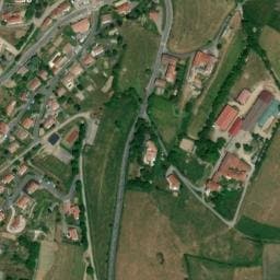 Vue satellite de Aire Camping-cars Fontanes à Saint-Héand