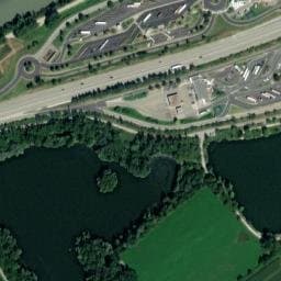 Vue satellite de Aire de camping-car à Châteauneuf (2) à Châteauneuf