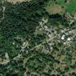 Vue satellite de Camping La Glière à Aime-la-Plagne