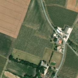 Vue satellite de Parking arrêt de bus à Arces