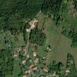 Vue satellite de Camping Les Deux Frères à Saint-Amant-Roche-Savine