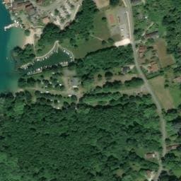 Vue satellite de Camping GCU d'Aiguebelette -le-Lac à Aiguebelette-le-Lac