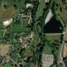 Vue satellite de Aire d'accueil de camping-cars de la Garenne à Meymac