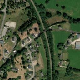 Vue satellite de Camping Municipal La Garenne à Alleyrat