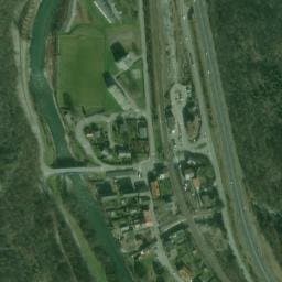 Vue satellite de Aire de service pour camping-car de Notre-Dame-de-Briançon à Grand-Aigueblanche