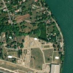 Vue satellite de Parking nuit — Sainte-Colombe à Sainte-Colombe