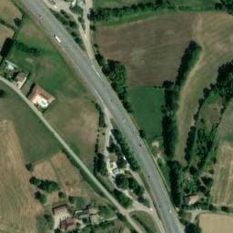 Vue satellite de Aire de Ponteray à Sainte-Blandine