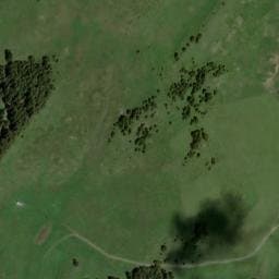 Vue satellite de Chalet de Prariond (ou "Hôtel Cayon") à Hautecour