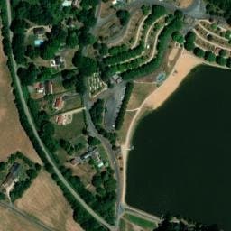 Vue satellite de Camping municipal de l'Étang d'Arfeuille à La Meyze