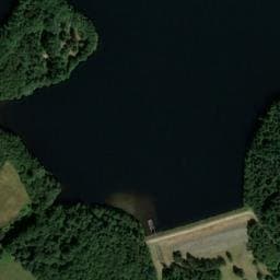 Vue satellite de Kiosque de la presqu'ile du Sèchemailles à Ambrugeat