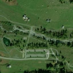 Vue satellite de Refuge de Rosuel à Peisey-Nancroix