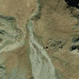Vue satellite de Source sous Col Rosset à Tignes