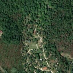Vue satellite de Village Huttopia Pays de Condrieu à Les Haies