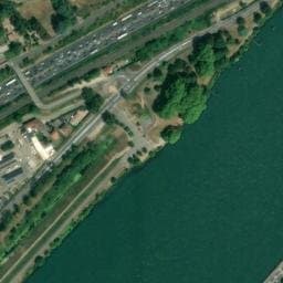 Vue satellite de Parc de la Maison Blanche à Ampuis