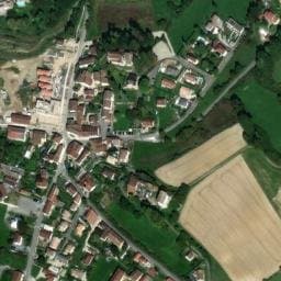 Vue satellite de Aire de stationnement Moidieu-Détourbe / la Vésonne à Beauvoir-de-Marc