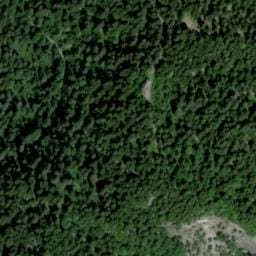 Vue satellite de Ancienne batterie de RocheBrune à Saint-Georges-d'Hurtières