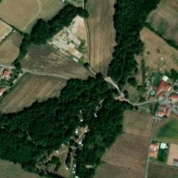Vue satellite de Camping de Bébieux à Bonson