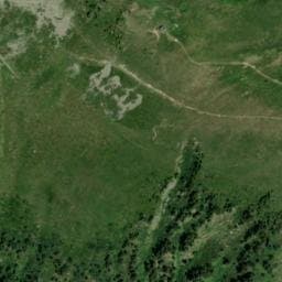 Vue satellite de Cabane pastorale du col du Loup à Montsapey
