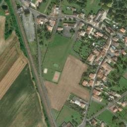 Vue satellite de Camping municipal Les bords de Seugne à Mosnac