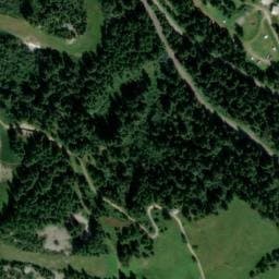Vue satellite de Camping municipal de Tignes à Villaroger