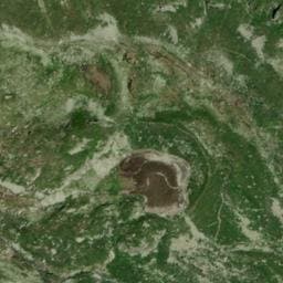 Vue satellite de Abri près du Lac de Branlay à Argentine