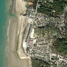 Vue satellite de Soulac Plage à Vensac