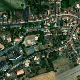 Vue satellite de Aire de camping-car à Dignac à Dignac