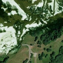 Vue satellite de Aire de camping-car à Les Avanchers-Valmorel à Les Avanchers-Valmorel