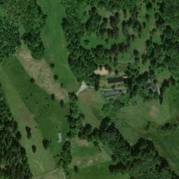 Vue satellite de Camping à la ferme équestre de Tréphy à Chaumeil