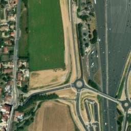 Vue satellite de Aire de Vienne à Reventin-Vaugris