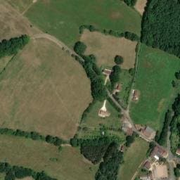 Vue satellite de Aire de stationnement de Milhac-de-Nontron à Milhac-de-Nontron