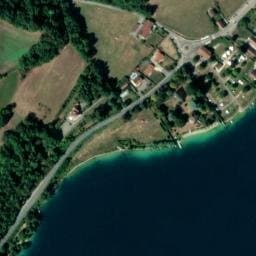 Vue satellite de Camping Le Calatrin à Villages du Lac de Paladru