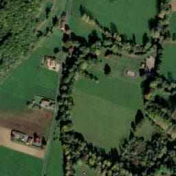 Vue satellite de Aire de stationnement de Saint-Front-la-Rivière à Quinsac