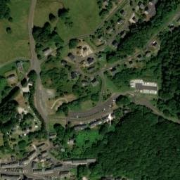 Vue satellite de Aire de camping-car à Saint-Genès-Champespe à Saint-Genès-Champespe