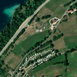 Vue satellite de Camping Bellevue à Bilieu