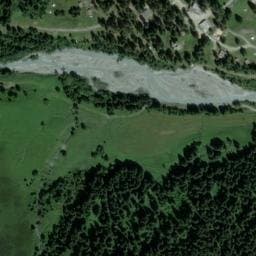 Vue satellite de Camping le Canada / Huttopia à Champagny-en-Vanoise