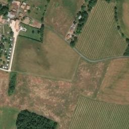 Vue satellite de Camping des Acacias à Lussac