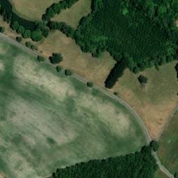 Vue satellite de Aire Camping car de chez Rouhaud à Salles-Lavalette
