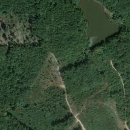 Vue satellite de Abri forestier à Champier