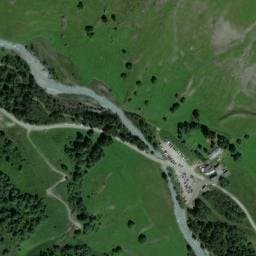 Vue satellite de Fontaine du Laisonnay d'en Bas à Champagny-en-Vanoise