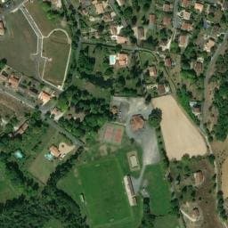 Vue satellite de Camping du Vieux Moulin à Gout-Rossignol