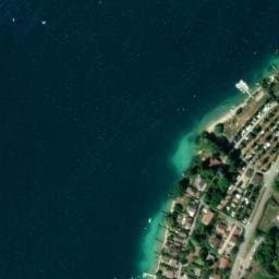 Vue satellite de Route du Bord du Lac à Bilieu