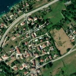 Vue satellite de Camping Les Noisetiers à Bilieu