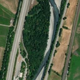 Vue satellite de Aire de Saint Léger à Saint-Léger