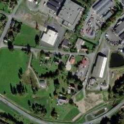 Vue satellite de Aire de camping-car à Lubersac à Lubersac