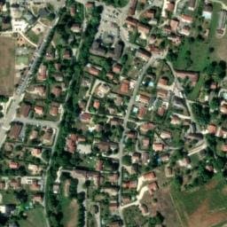Vue satellite de Aire de camping-car à Charavines (2) à Charavines