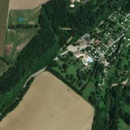 Vue satellite de Camping Le Daxia à Saint-Alban-du-Rhône