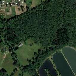 Vue satellite de Camping du Lac (2) à Moustier-Ventadour