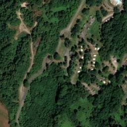 Vue satellite de Camping Les Aubazines à Madic