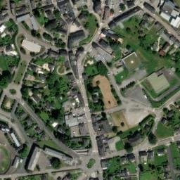 Vue satellite de Aire camping-cars d'Egletons à Moustier-Ventadour